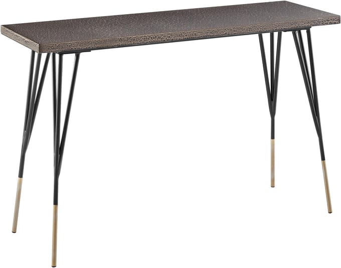 Clinch-Consoletafel - 120 cm - Zwart Metaal
