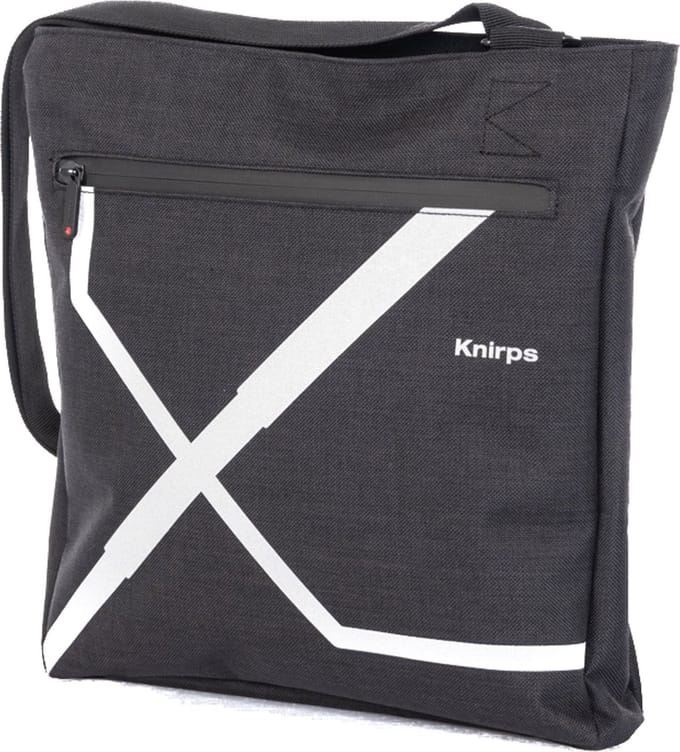 Knirps schoudertas Crossover Bag Black zwart grijs