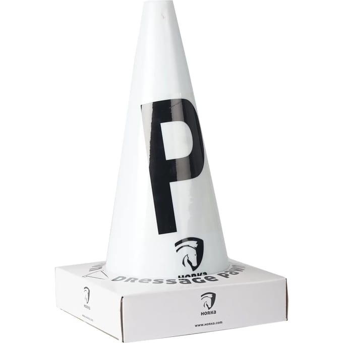 Horka Dressuurpionnen 30 Cm Wit 4-delig