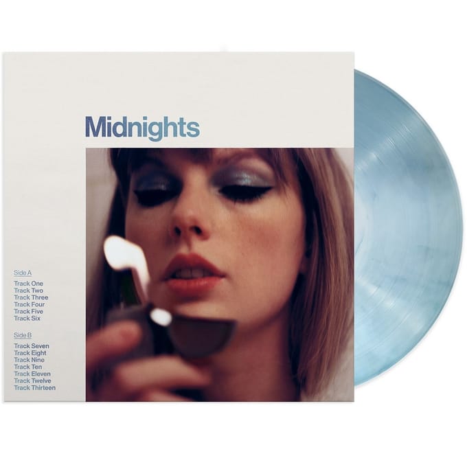 Taylor Swift - Midnights (LP) (Coloured Vinyl) (Limited Stone Blue Edition)