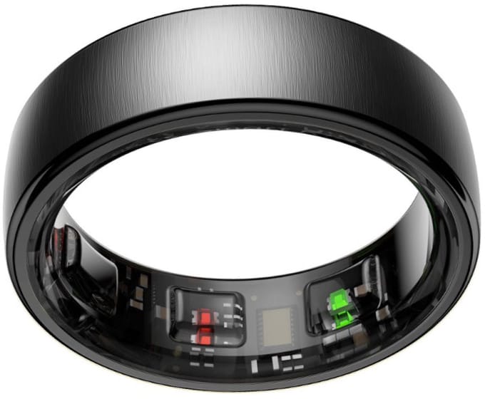 NOLATR NEX Smart Ring - Stappenteller - Slaaptracker - Zwart - Maat 10