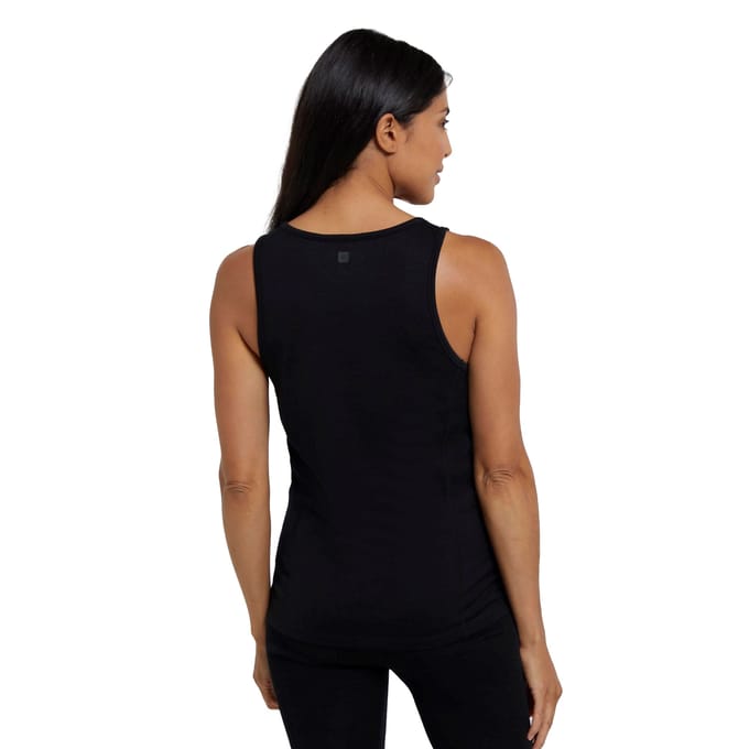 Mountain Warehouse Dames/Dames Merino Wollen Cami Vest Top (Jet Zwart)
