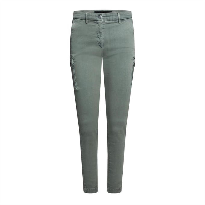 Replay Slim-fit jeans van katoenmix voor dames (Groen)