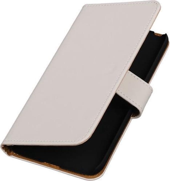 Wit Effen booktype cover hoesje voor LG G5