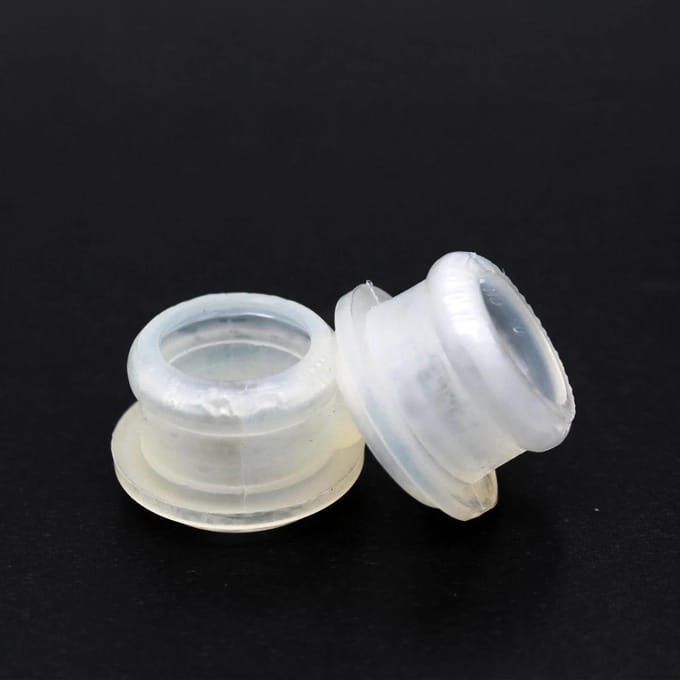 2 stuks Versnellingsbak Schakelhendel Bus Kit voor Volkswagen Bora,, Golf MK4, Jetta MK2 - Duurzame Rubberen Huls & Pad Set 2pc white