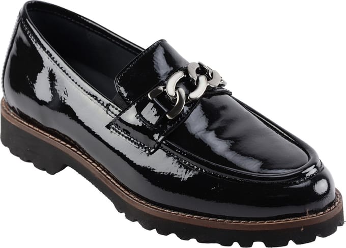 SIOUX Meredith Loafers Dames - Instappers - Zwart - Maat 41,5