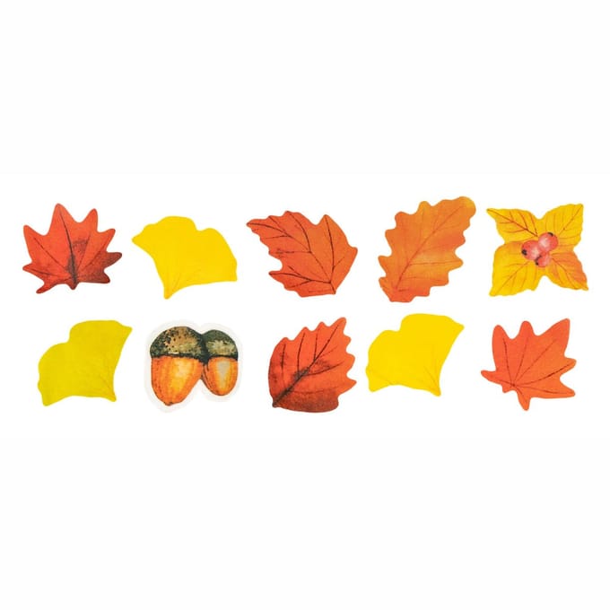 Colorations - Washi Stickers Autumn Theme on Roll 80 pcs.