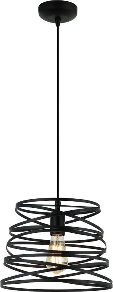 Chericoni Asti Hanglamp - 1-lichts - Ø35 cm - Zwart Metaal - E27