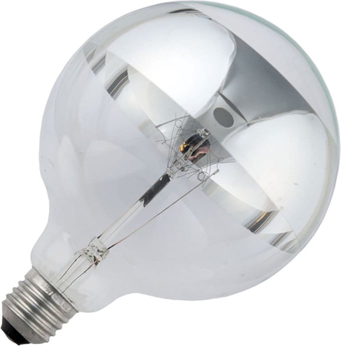 Schiefer E27 Kopspiegel Gloeilamp | 40W 230V 260lm Zilver | Dimbaar