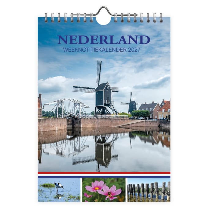 Nederland WEEKnotitiekalender Molen 2027