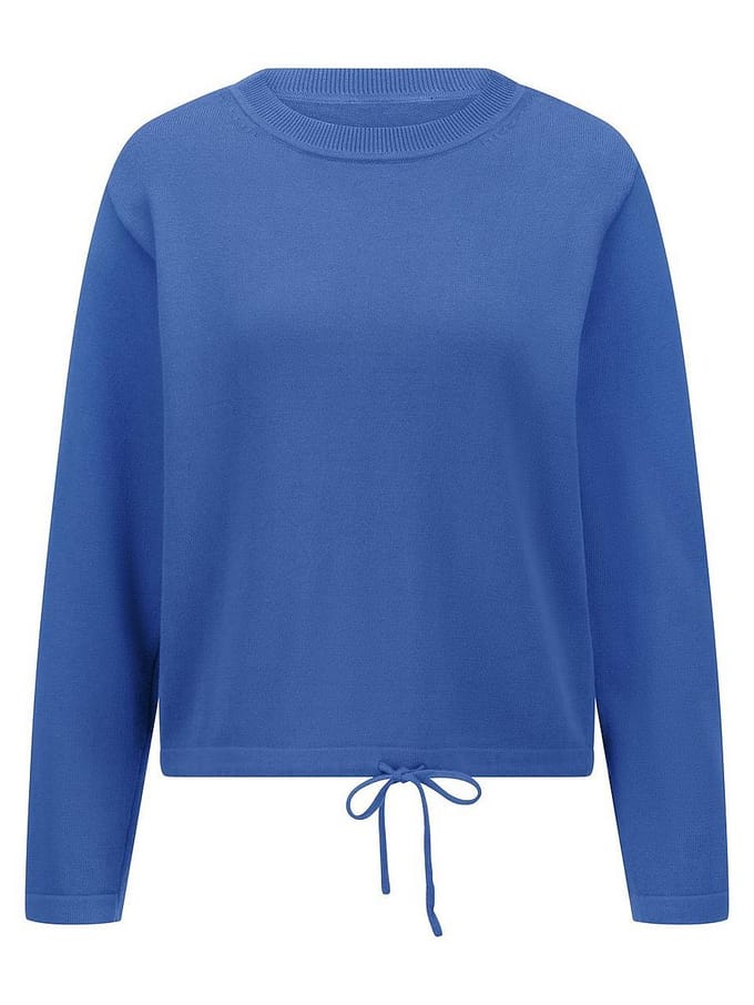 Trui ronde hals Van Peter Hahn blauw