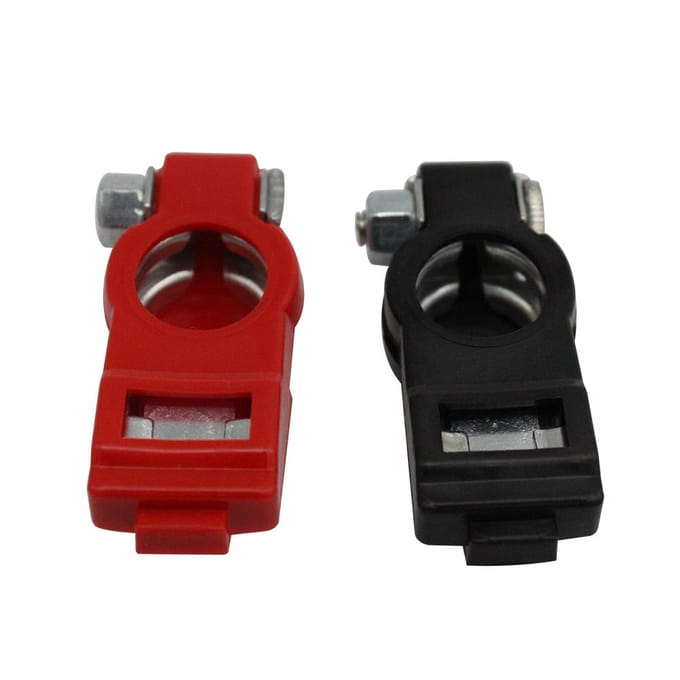 Auto-accuterminal Klemclipconnector Verstelbaar Positief Negatief
