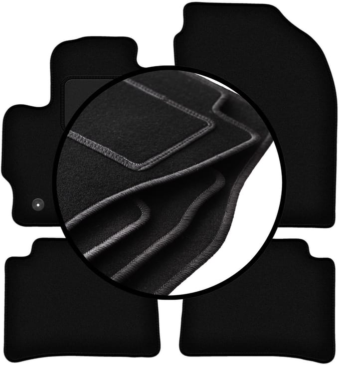 Set veloursmatten voor: Toyota Corolla XII / E17 hatchback, sedan, stationwagen (2018-)