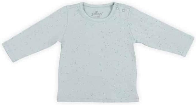 62/68 - Jollein longsleeve Mini Dots Stone Green Maat 62/68