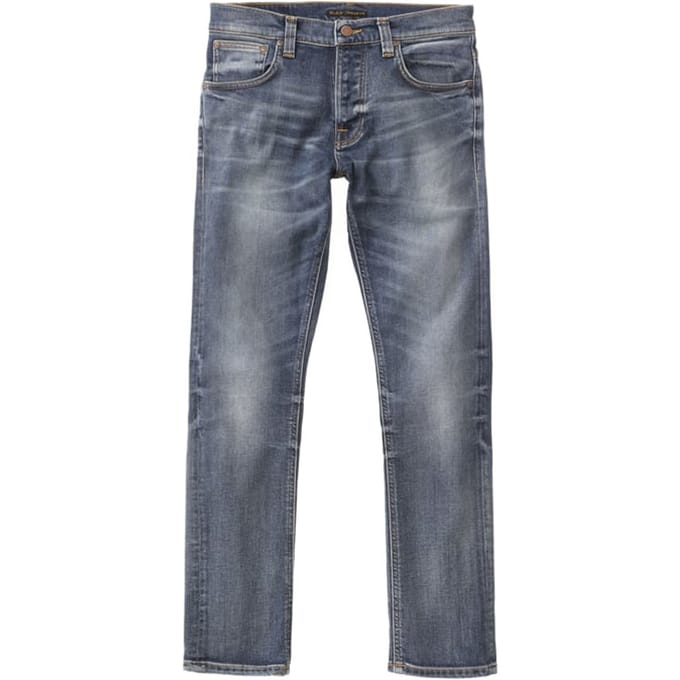 Nudie Jeans Grim Tim Used De Luxe Größe: W25L30 | Straight Jeans Outlet | Herren