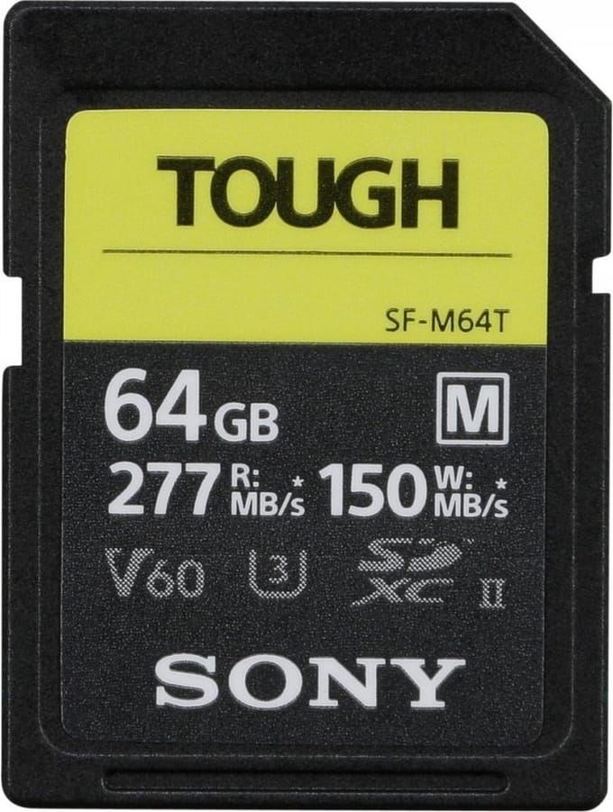 Sony 64GB SD Tough UHS-II 277Mb/s