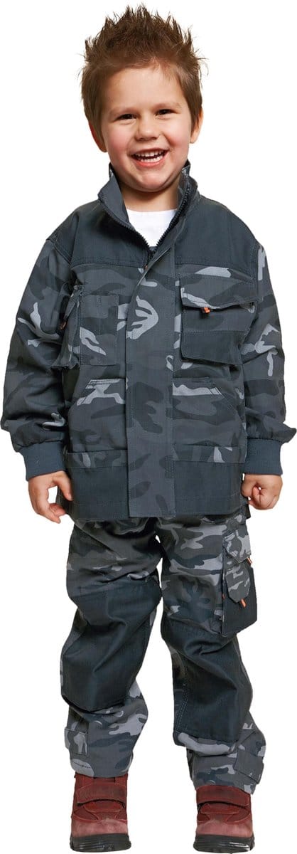 Emerton kinderjas kids camouflage groen, 128