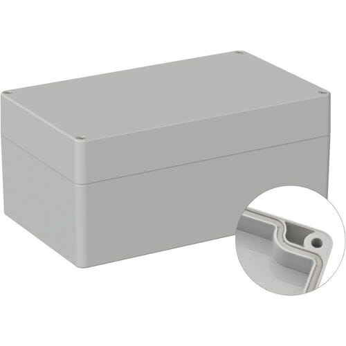 TRU COMPONENTS TC-9065672 Industriële behuizing 200 x 120 x 90 ABS Grijs-wit (RAL 7035) 1 stuk(s)