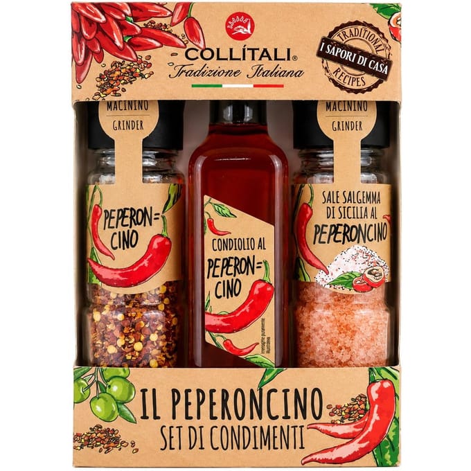 Collitali Il Peperoncino Cadeauset Extra Vierge Olijfolie + chili 105g