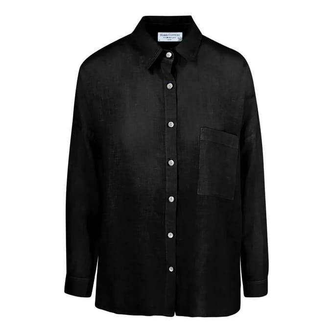 Dameshemd met lange mouwen Haris Cotton