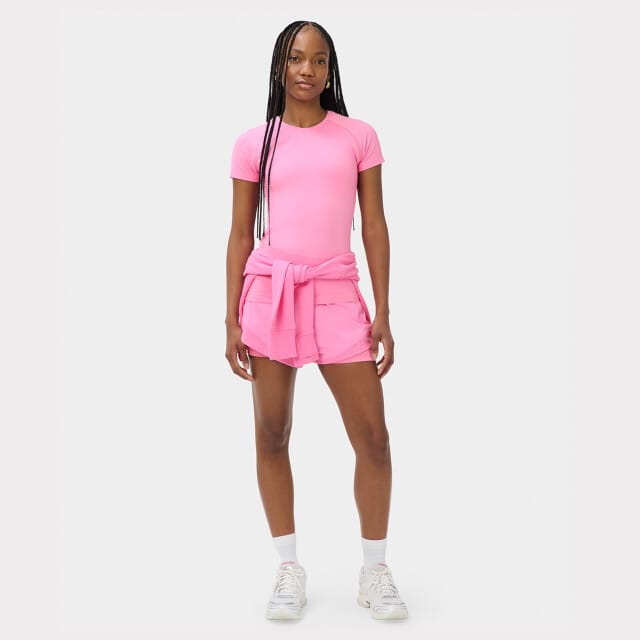 Sweaty Betty Athlete Seamless Workout T-Shirt ROZE - Maat S