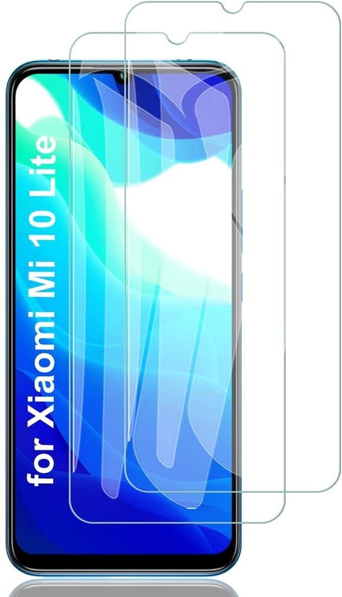 Xiaomi Mi 10 Lite Screenprotector - Xiaomi Mi 10 Lite 5G Screenprotector Glas Gehard Tempered Glass - 2 Stuks