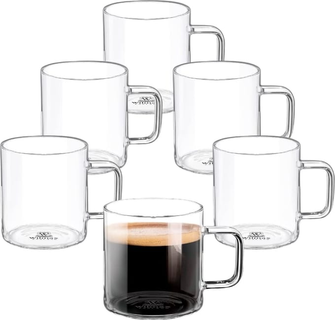 Wilmax Glasbeker 500ml Borosilicaatglas 6-delige set WL-888608/A6
