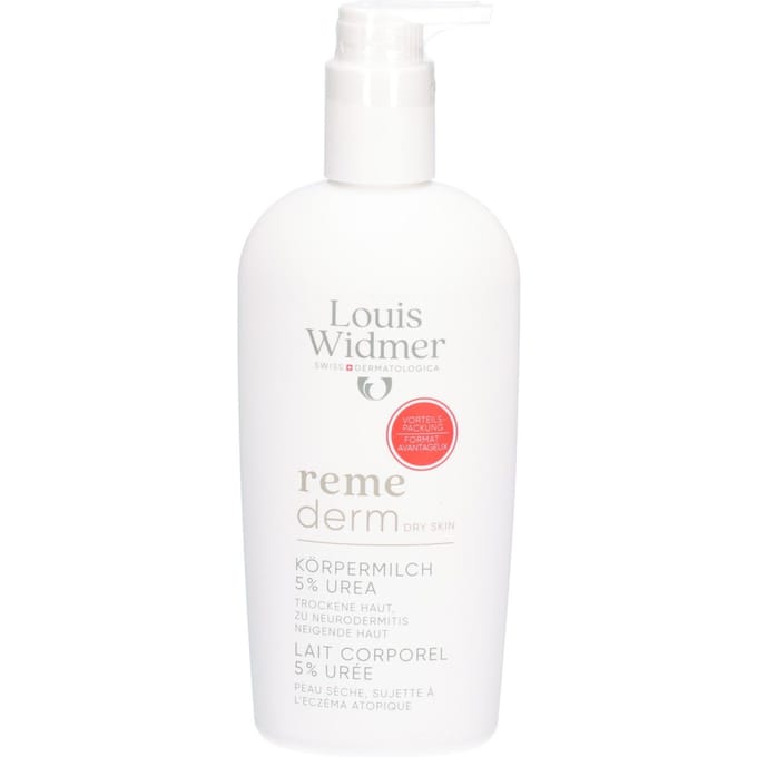 Louis Widmer Remederm Lichaamsmelk 5 % Ureum Value Pack Met Parfum 400ml