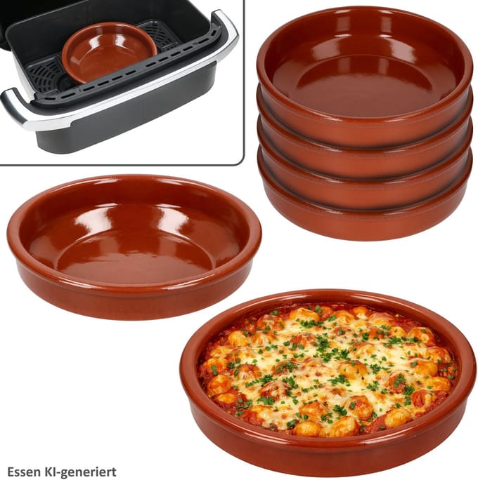 6-delige set Cazuela Tonschale Bruno 20cm L - 33351