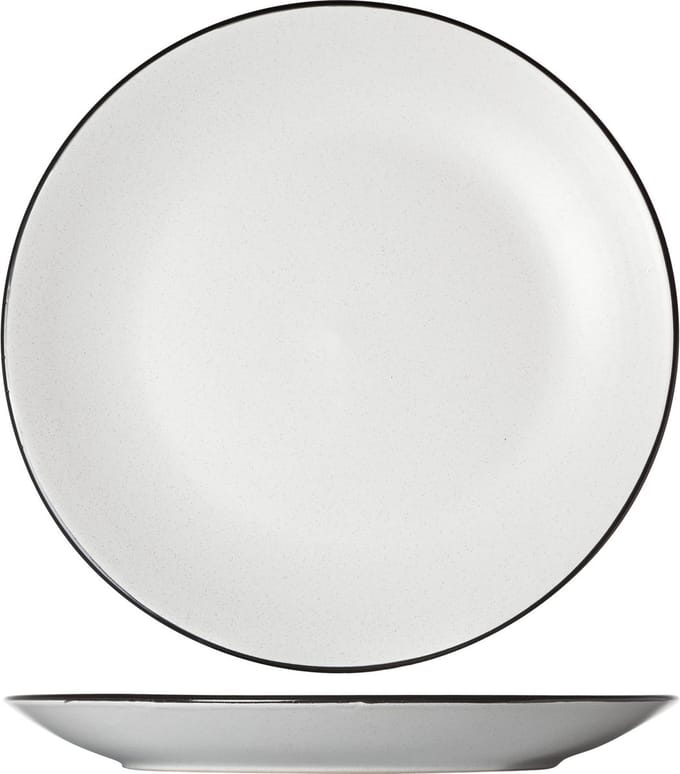 Cosy & Trendy Dinerbord Speckle Wit ø 27 cm