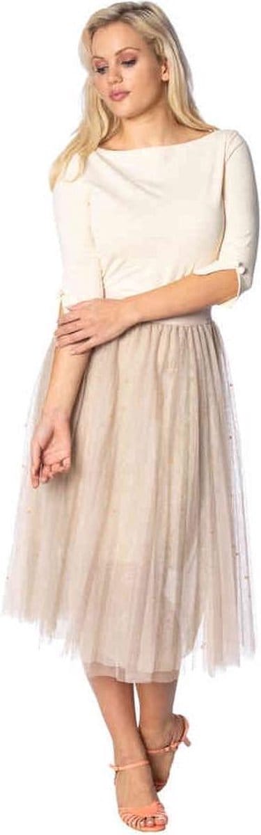 Dancing Days - OONAGH BASIC Longsleeve top - S - Creme