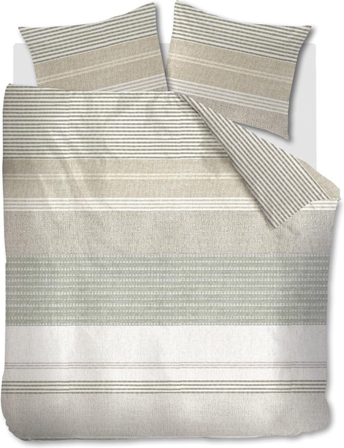Ariadne at Home Stitches dekbedovertrek - Eenpersoons - 140x200/220 - Geel