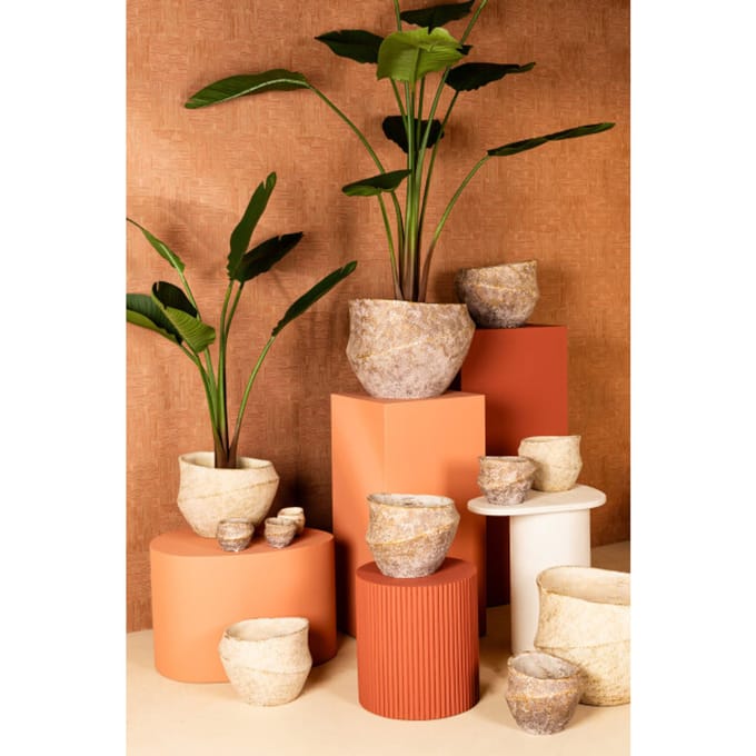 PTMD - Pot Rishell - Bruin - 33x30x25cm