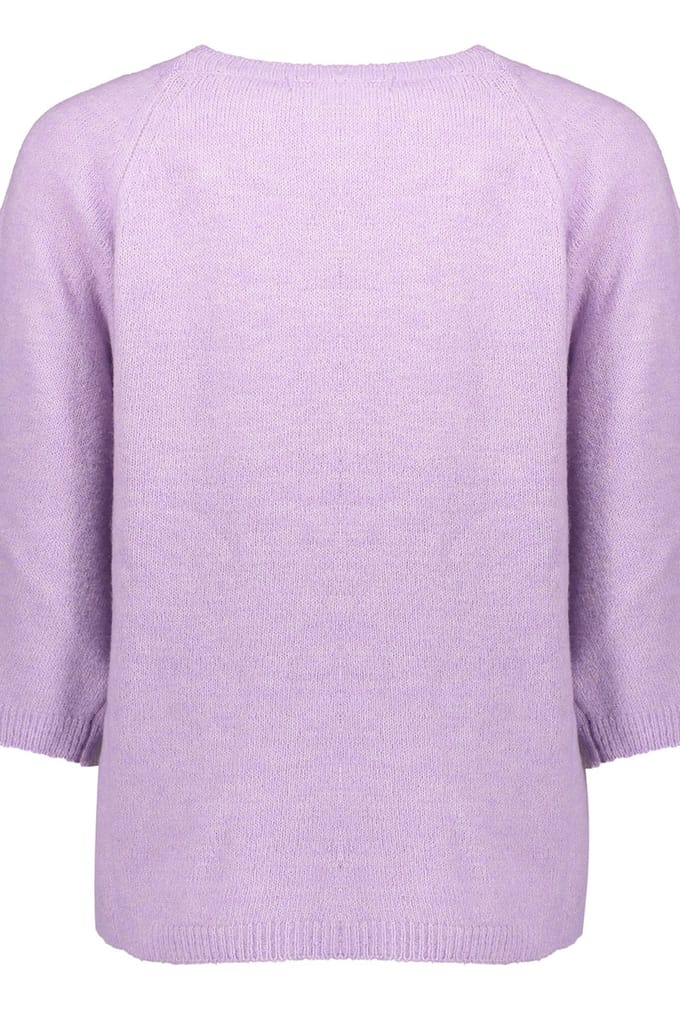 Geisha Pullover 3/4 Sleeves Lilac Taglia: S | Maglioni a maglia Outlet | Donna | Viola
