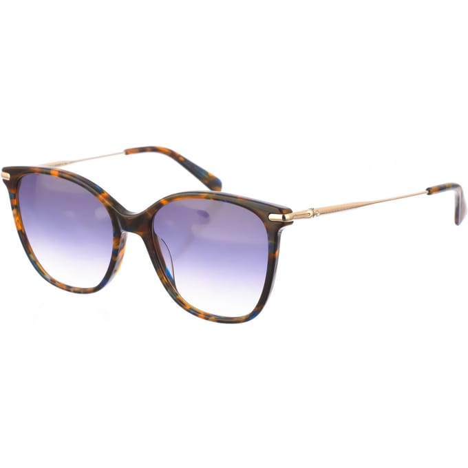 LO660S Acetaat zonnebril met vlindervorm voor dames