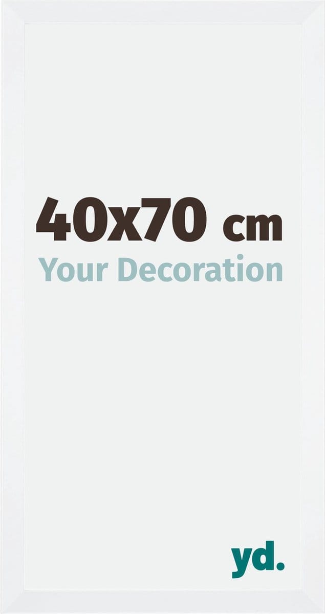 Your Decoration - Fotolijst 40x70 cm - MDF - Wit Mat - Catania