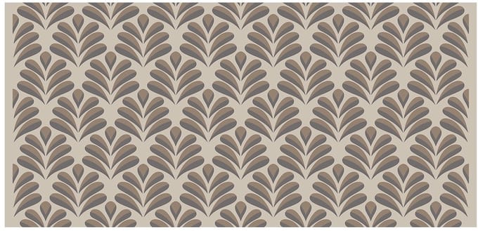 MD Entree - Design mat - Universal - Paris Latte - Vloerkleed - Antislip - Machine wasbaar - 67 x 150 cm