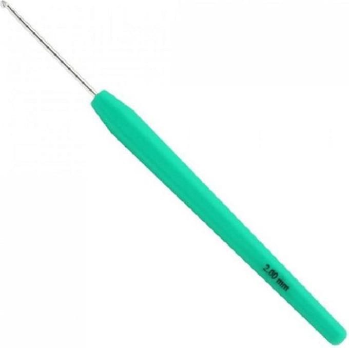Lana Grossa haaknaald design color soft grip 15 cm  2,0 mm