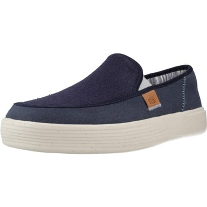 HEYDUDE Sunapee Instappers blauw Katoen - Maat 40