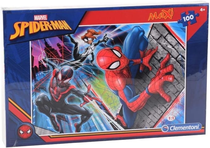 Grote Puzzel 100 Stukjes - Superheld met Spinnenkrachten