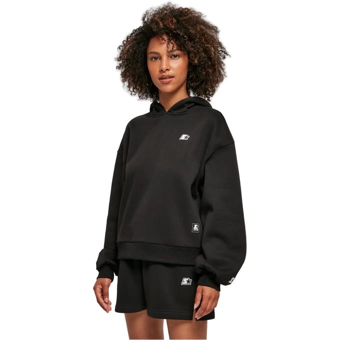 Dames sweatshirt met capuchon Urban Classics Starter essential oversize