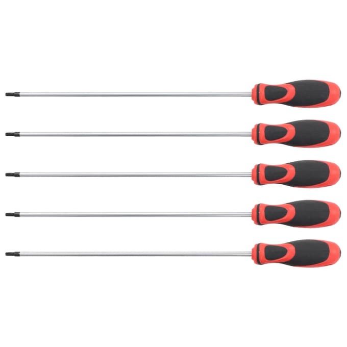 vidaXL - 5-delige - Torx - schroevendraaierset - 300 - mm