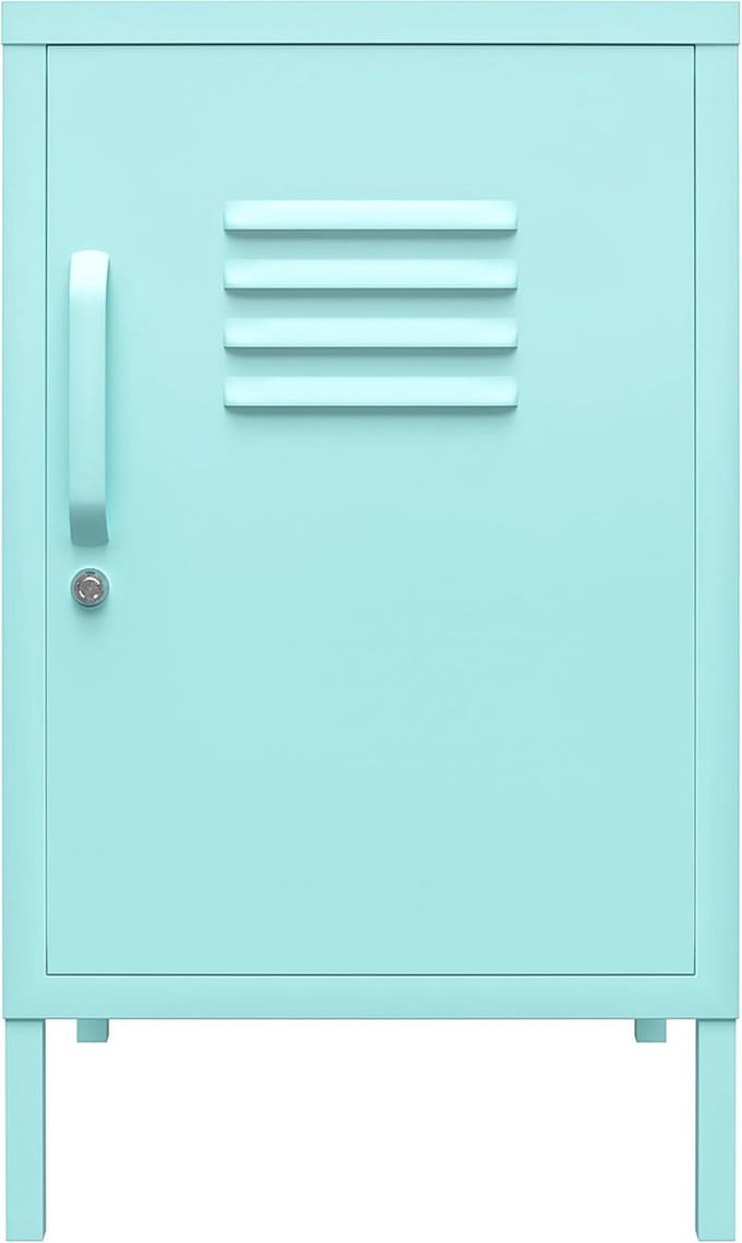 Cache-Bijzettafel - 1-Deur - Mint Metaal