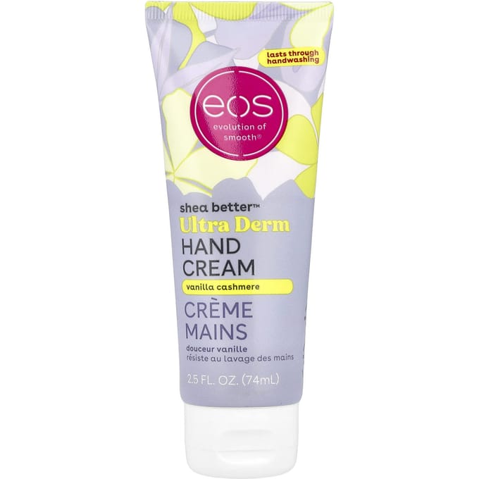 EOS, Shea Better™, Ultra Derm, Handcrème, Vanille Kasjmier, 2,5 fl oz (74 ml) white