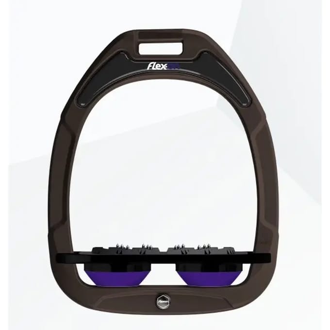 Plat Ultra Grip Bruin/Zwart/Paars Flex-On Green Composite