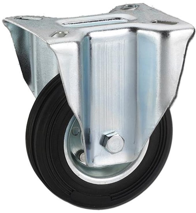 Dörner + Helmer - Bokwiel - 80mm - met schroefplaat - 50kg