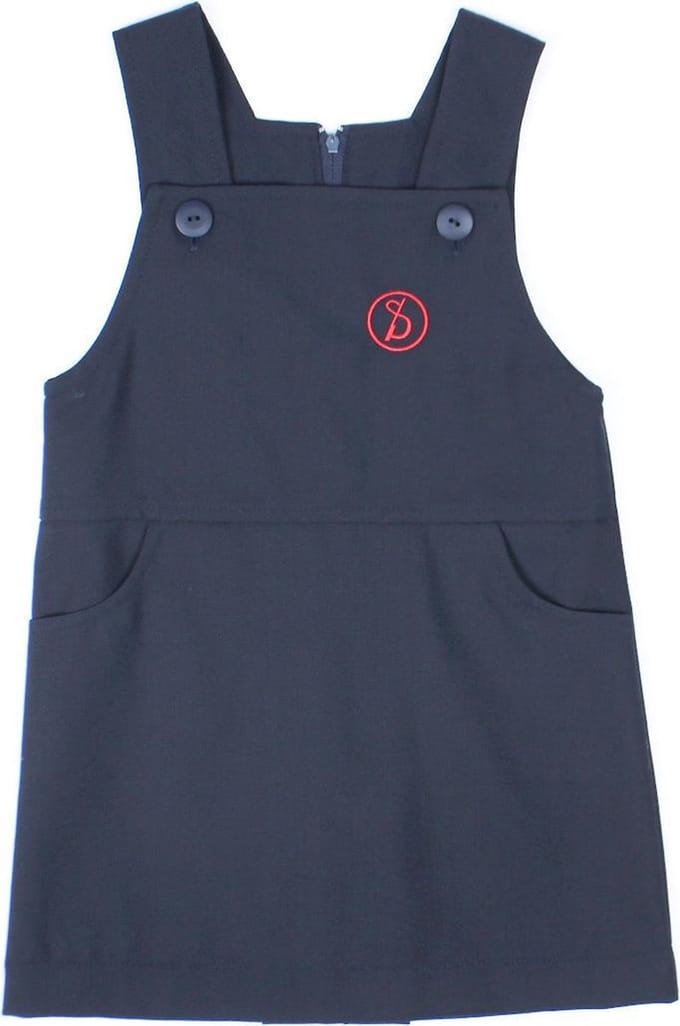 Sint-Ludgardis schooluniform - Overgooier - Donkerblauw - maat 152/12 jaar
