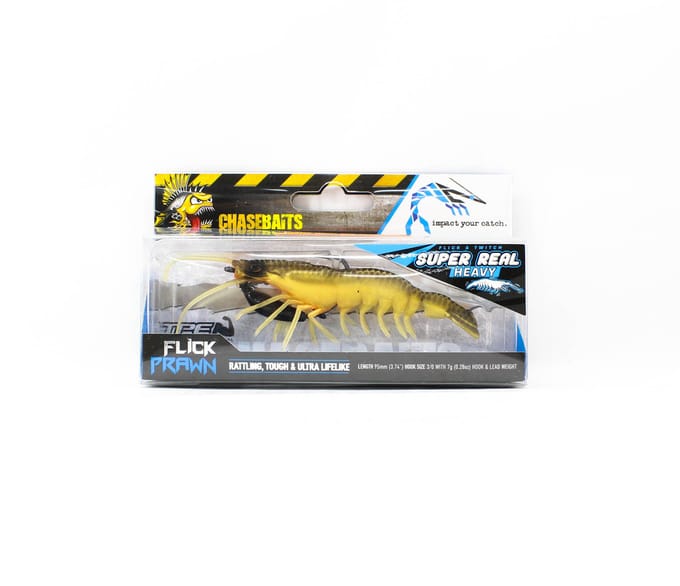 Chasebaits Flick Prawn Heavy 95 mm 7 gram Zinkende Lure 10 (5942)