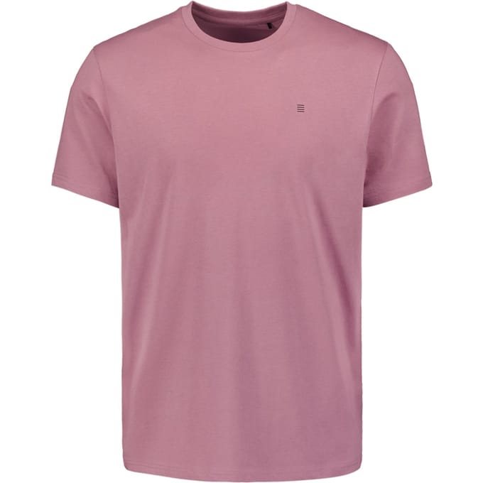 No Excess T-shirt crewneck solid basic mauve