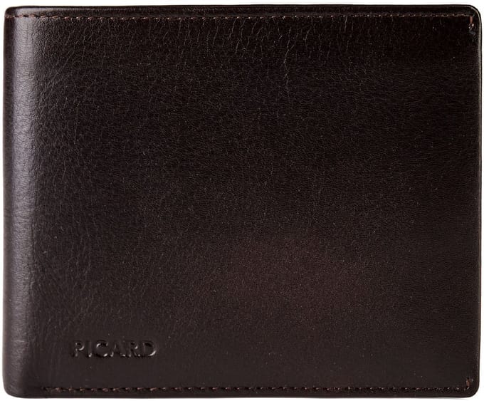 PICARD Leren portemonnee Tennessee1 Wallet Chocolate donkerbruin